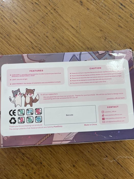 Capa Protetora Rígida Nintendo Switch - Gato / Sakura (PawDiary)