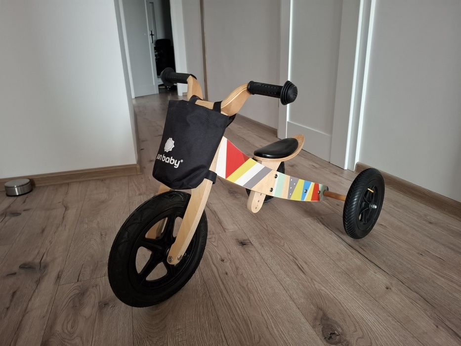 Rowerek biegowy 2w1 Sun Baby drewniany