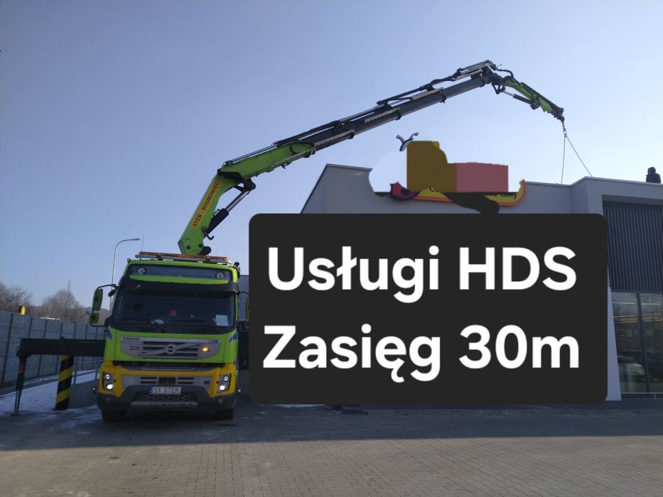 Transport HDS, usługi HDS, Niskopodwoziowy Maszyn, Usługi dźwigowe