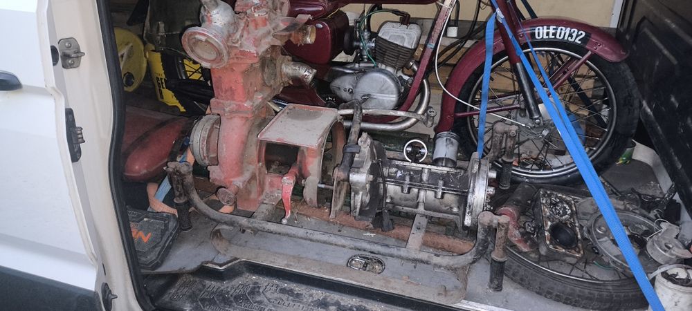 Motopompa strażacka po3 po5 części