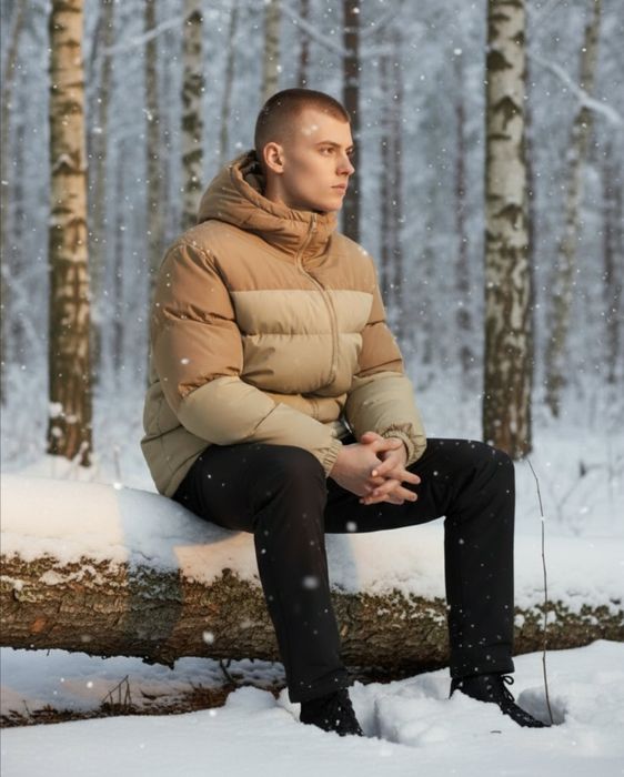 Чоловічий зимовий пуховик SPINGFIELD(Розмір М)