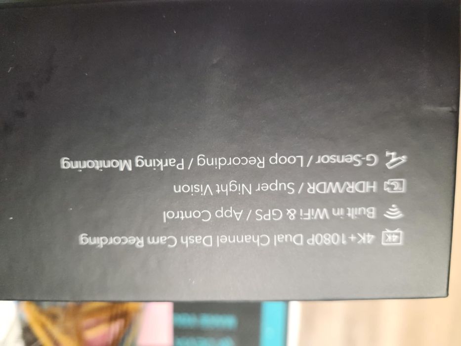 Rejestrator kamera samochodowa redtiger F7NP 4k