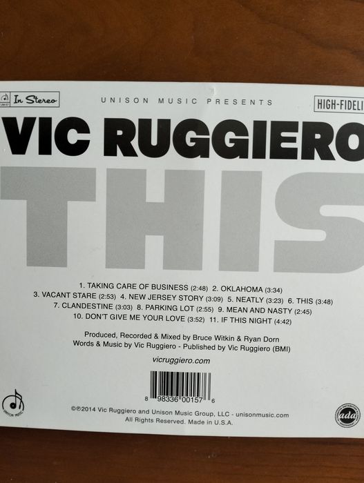 CD - Vic Ruggiero64752259152258123