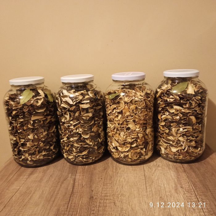 Sprzedam z ostatniego sezonu suszone grzyby