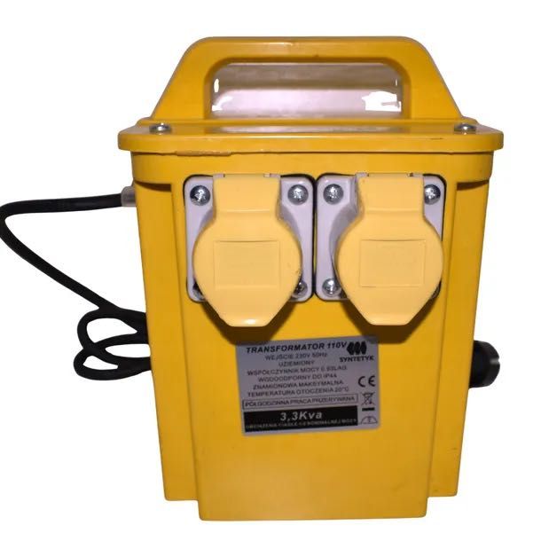 Transformator separacyjny 230/110 V, 3 Kva, IP 44