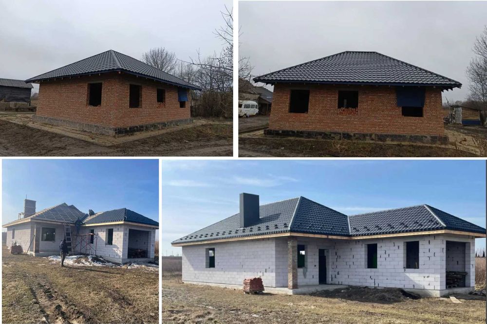 Покрівельні роботи Покрівля Кровля Кровельні роботи Дах Водосточка