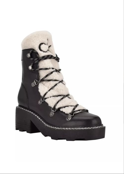 Шкіряні чорні черевики оригінал 36 розмір Calvin Klein 23 см устілка