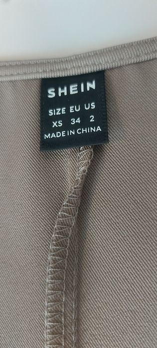 Colete Bege da Shein tamanho XS novo