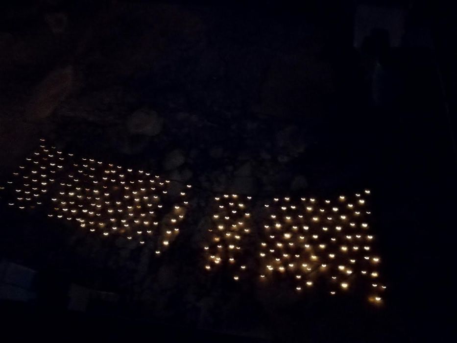 iluminaçao natal em rede com 320 lâmpadas