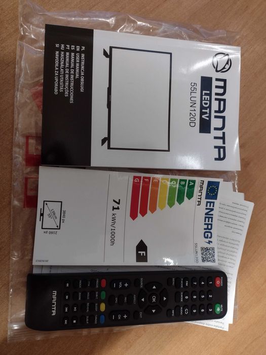 Телевизор 4К MANTA 55LUN120D 55 дюймов без смарт TV