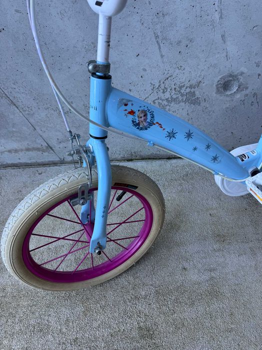 Bicicleta Infantil Frozen – Roda 16 polegadas | 5–7 anos