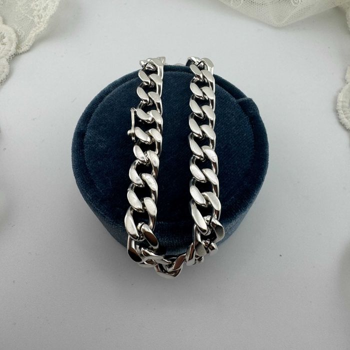 Srebrna Bransoletka 925 Pancerka Gruba Masywna 32.12G Dł: 19CM | Odnowiona (S)