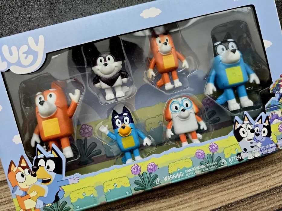Super zestaw figurek figurki z bajki Bingo I Bluey nowe