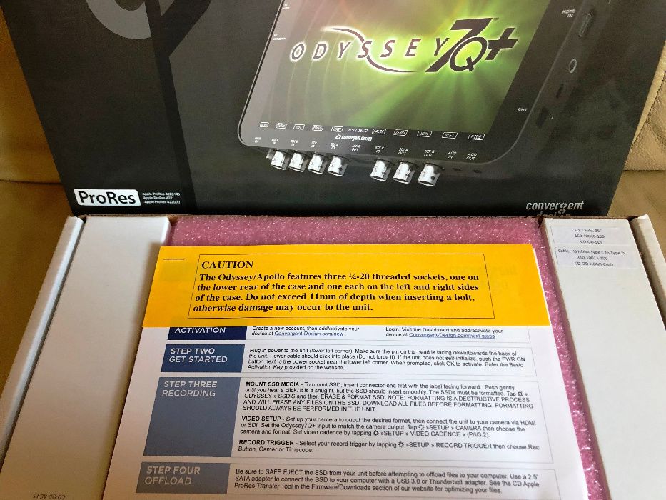 Монітор 4K рекордер Convergent Design Odyssey 7Q+ USA