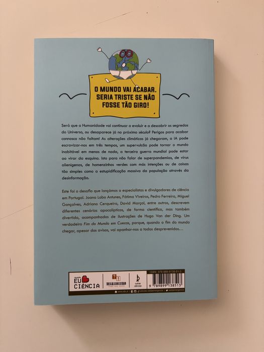 Livro “O Fim do Mundo em Cuecas”, organizado por Hugo van der Ding - Novo