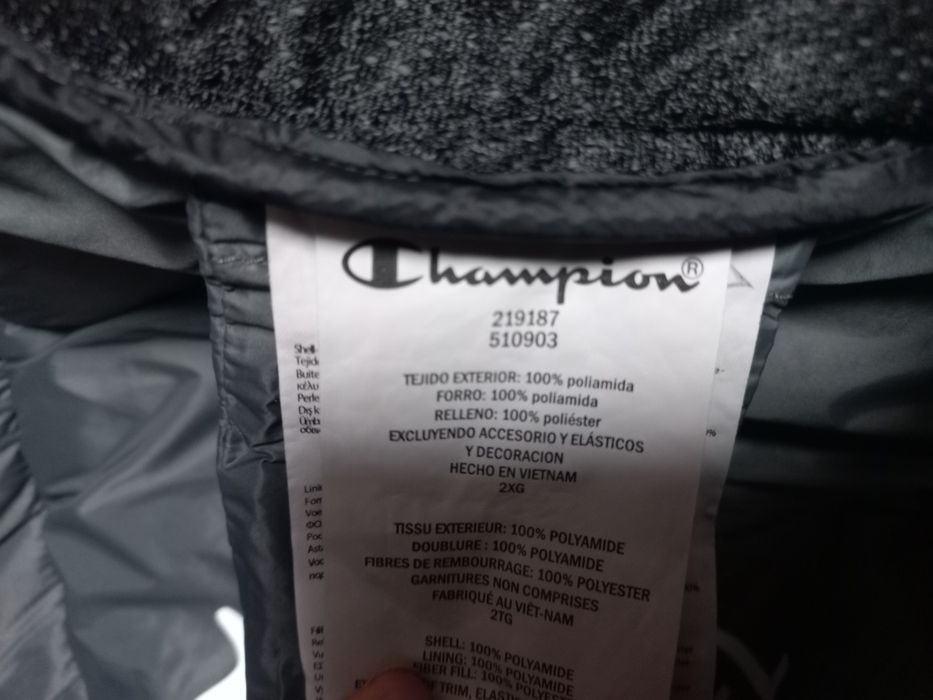 Оригінальна демісезонна стьобана куртка Champion Tech Fill Outdoor Padded Jacket 2X-Large (2XL)