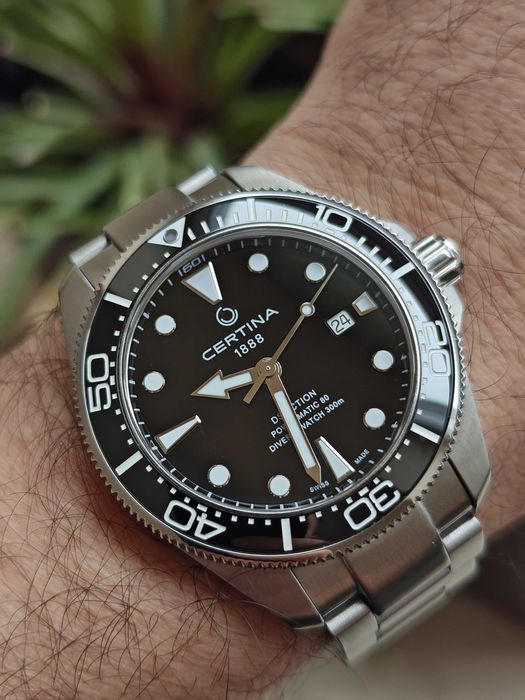 Certina DS Action Diver 43mm Powermatic 80 Ceramic Black