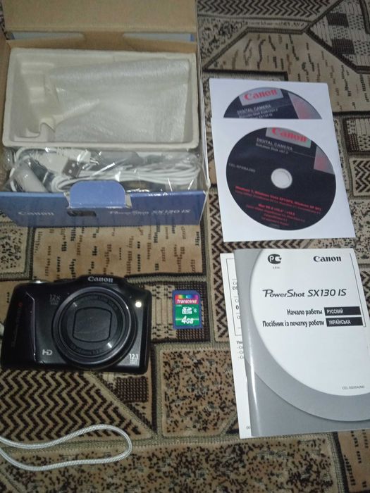 Цифровая камера Canon PowerShot SX130IS.(в полной комплектации).