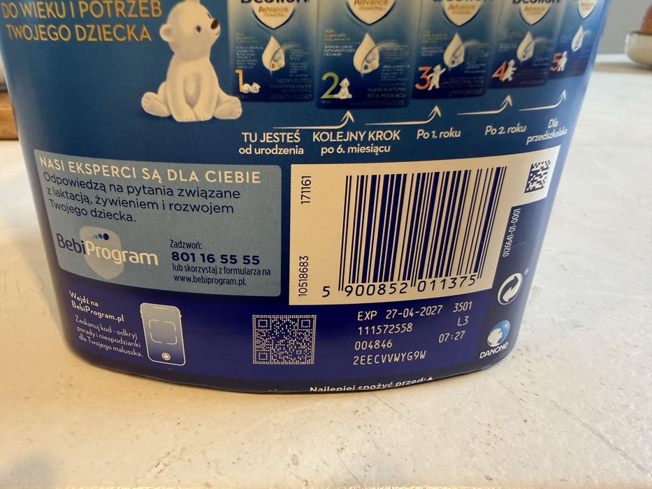 Bebilon Advance Pronutra 1 800g