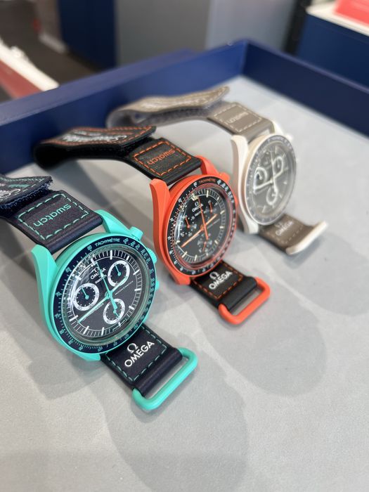 Moonswatch Swatch Omega Новые серии Земли