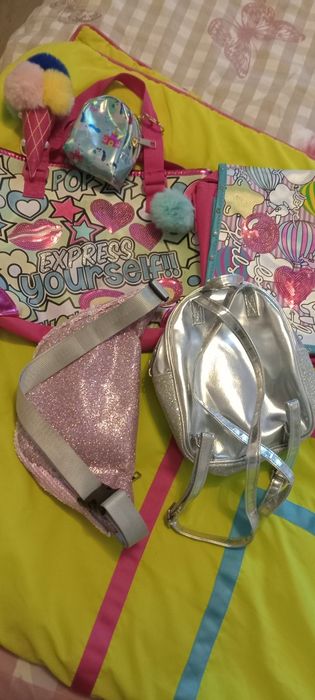 Бананка с единорогом  рюкзак сумка брелки