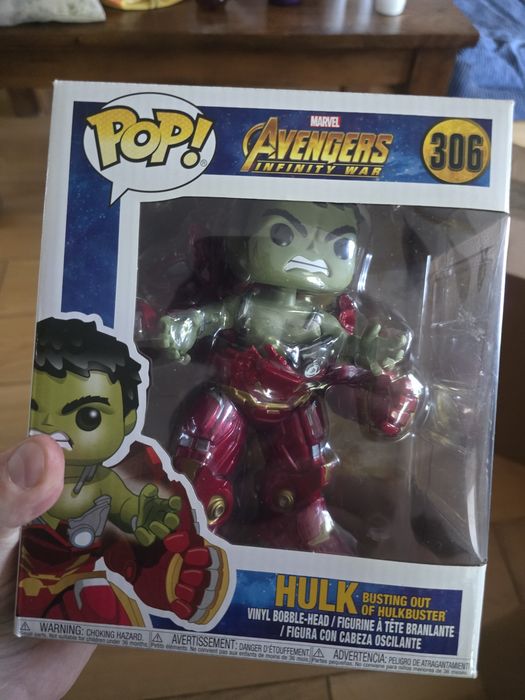 Figurka Funko Pop Avengers Infinity War Hulk Busting Out of Hulkbuster 306