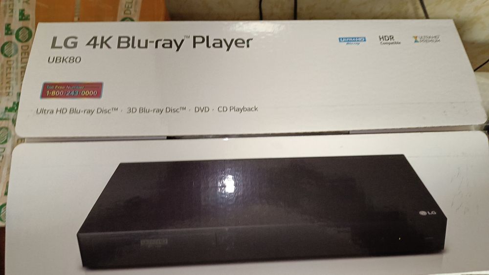 LG UBK80 4K Blu-ray player СУПЕРЦЕНА!