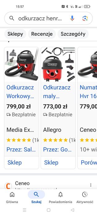 Odkurzacz Henry nowy