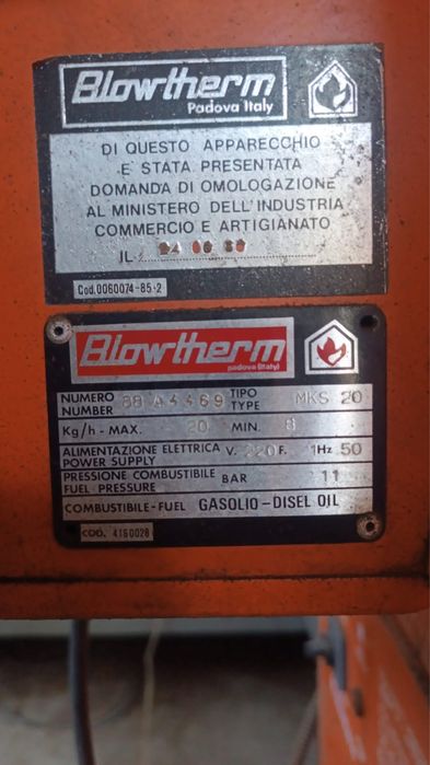 Caldeira de aquecimento a diesel para estufas