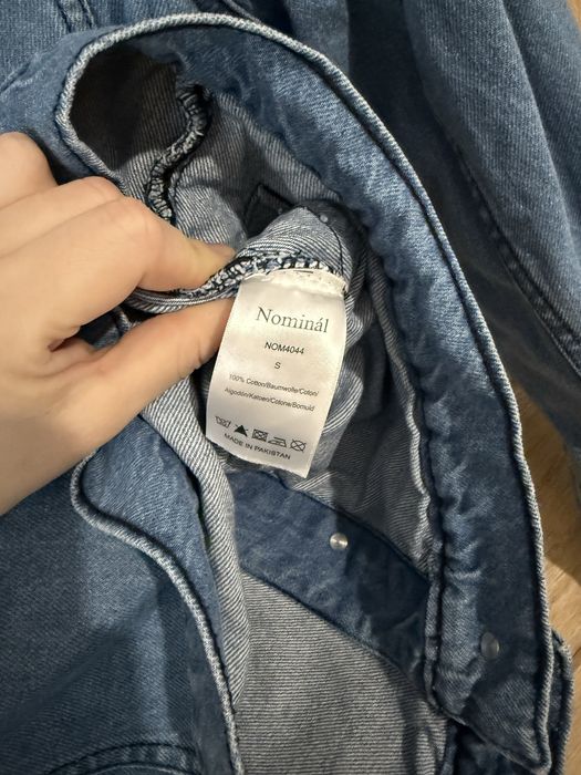 Kurtka jeansowa z barankiem kożuszkiem Nominal S