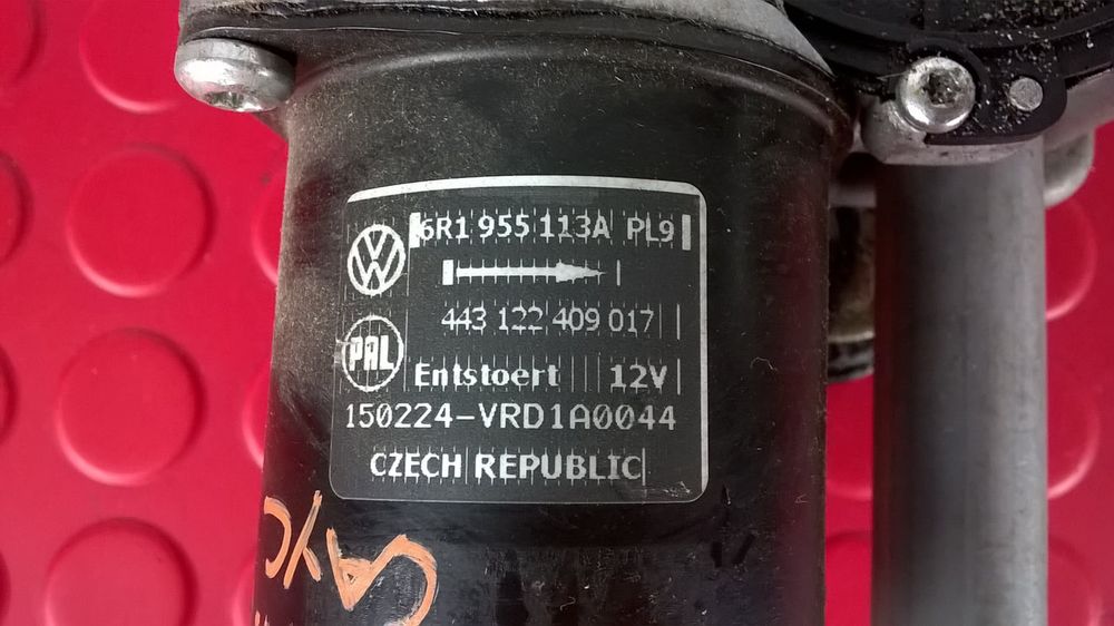 Motor Limpa Vidros Frente 6R1955113A - SEAT IBIZA IV