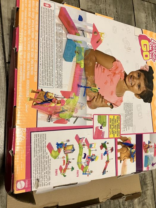 Barbie on the go zestaw