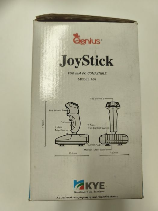 Joystick retro com caixa