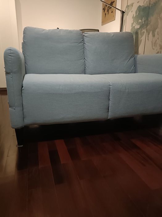 Sofá 2 lugares Cinzento