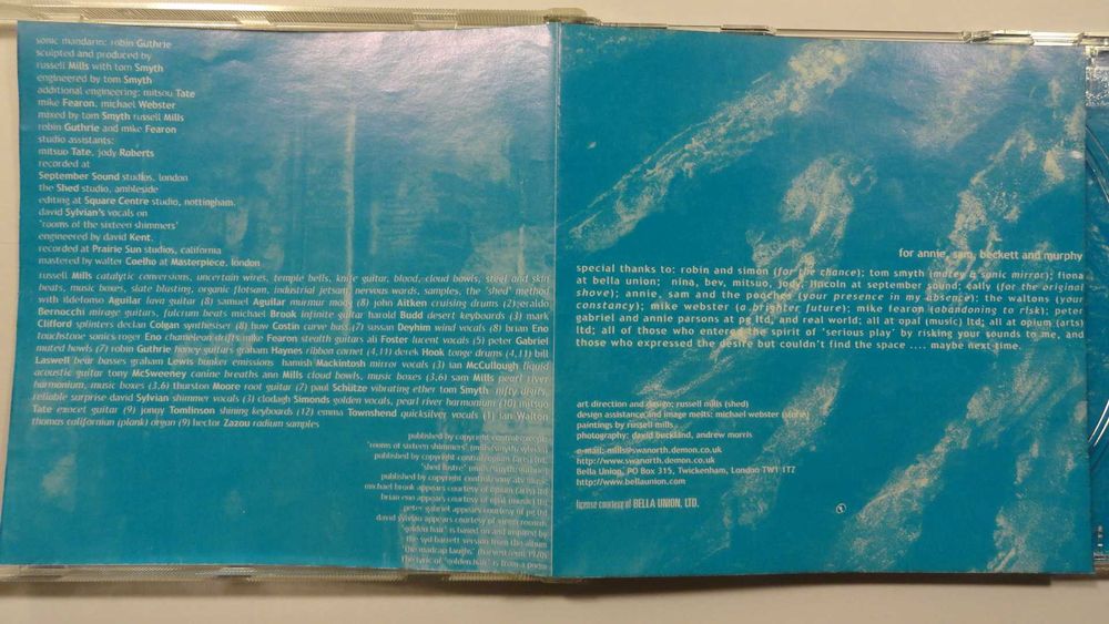 Peter Gabriel & Russell Mills - Undark - Pearl + umbra - CD - stan bdb