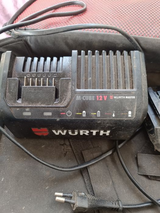 Carregador + Bateria Würth 12V 2Ah M-CUBE
