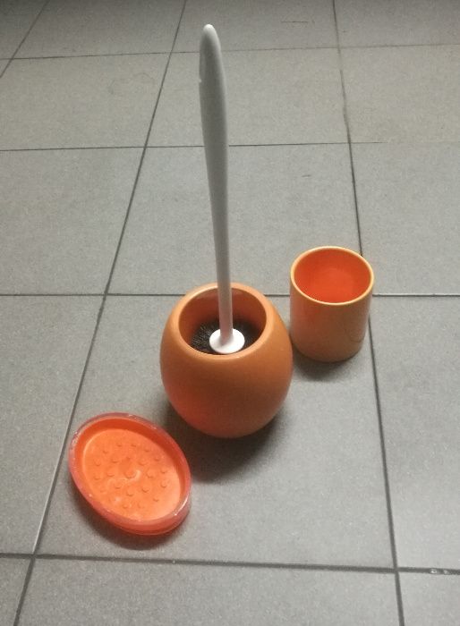 Conjunto laranja p/ Casa de Banho