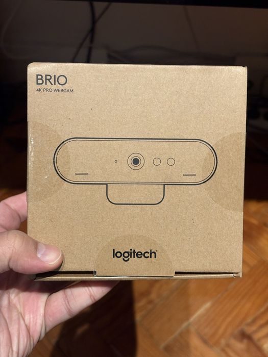 Câmara Logitech Brio 4k selada