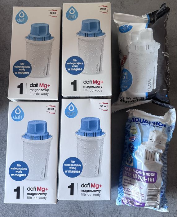 Wkłady magnezowe do dzbanka Dafi Brita 6 sztuk okrągłe