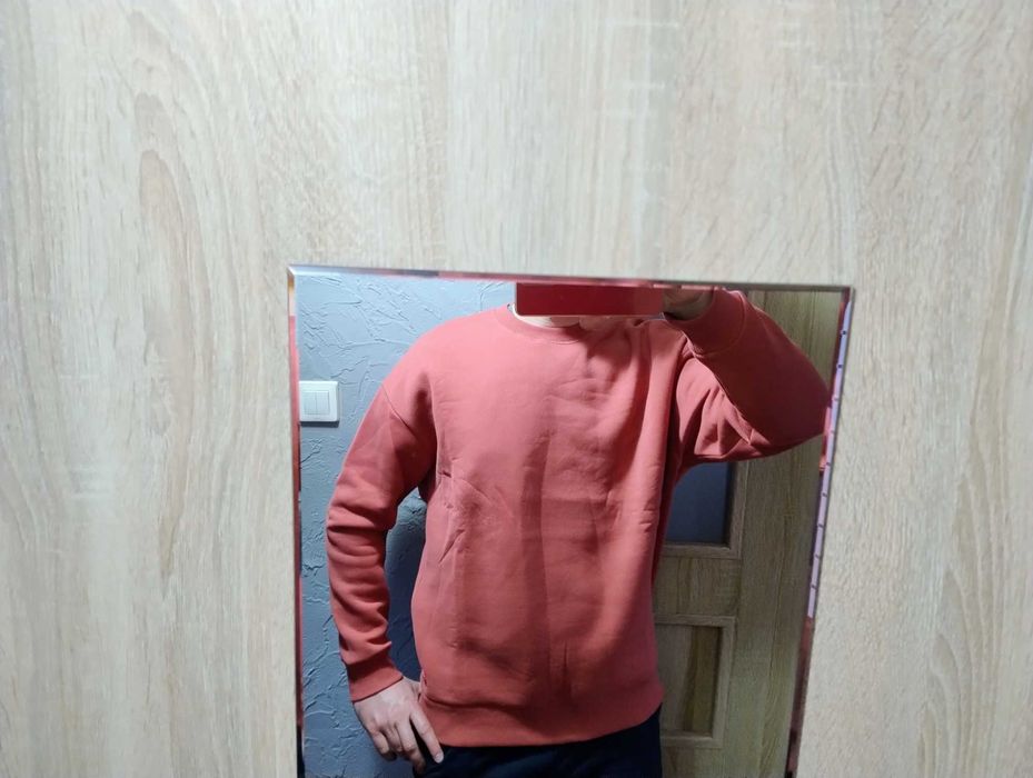 Bluza męska oversize Ac&Co / Altinyildiz Classics roz. L - koralowa