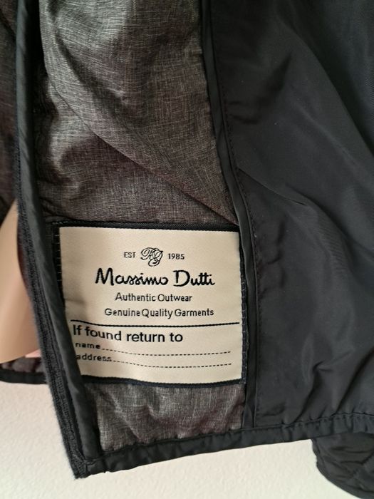 Kurtka ocieplana, pikowana,  jeździecka Massimo Dutti 116