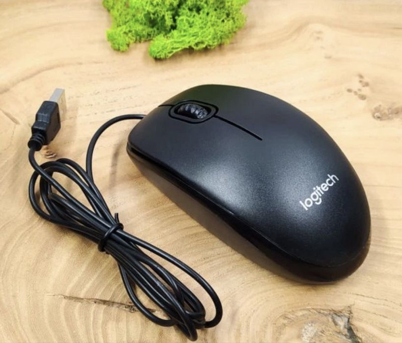 Компьютерная мышка проводная логитеч logitech