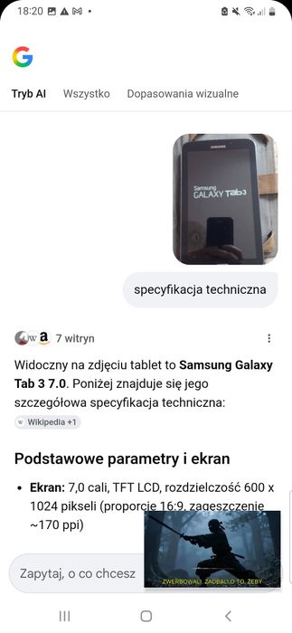 Tablet Samsung Galaxy Tab 3