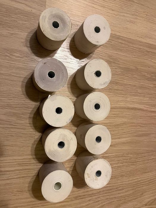 Rolki papieru do drukarki 61 mm, 10 sztuk