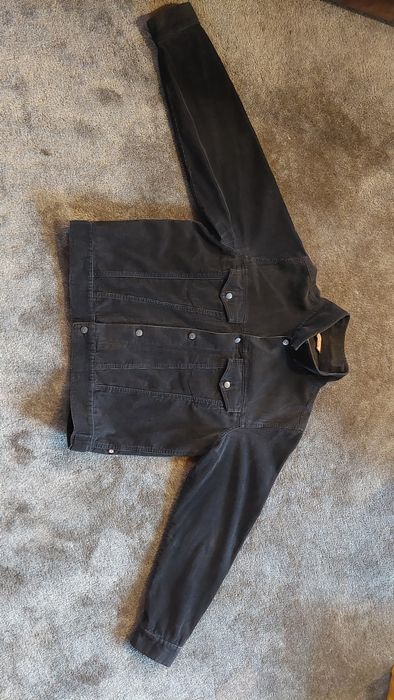Kurtka katana sztruksowa CARRY XL brązowa 100% bawełna vintage