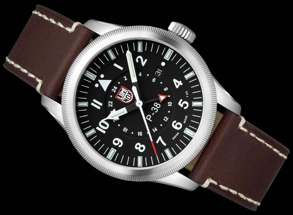 Годинник LUMINOX Air Pilot XA.9521 Lightning P-38 GMT 42 mm. 100 MT.