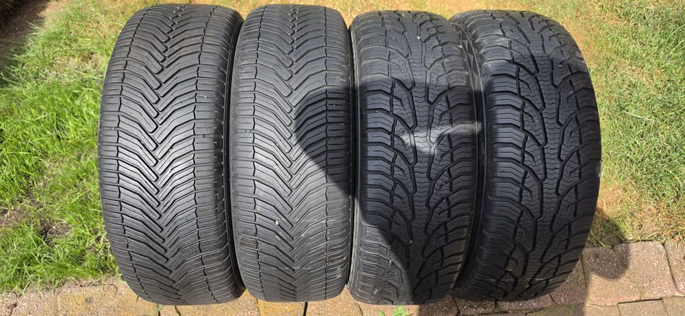 205/55/16  2x Michelin 2x Uniroyal