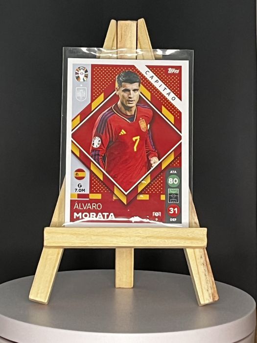 Álvaro Morata #9 - Capitão - Topps Lidl EURO 2024