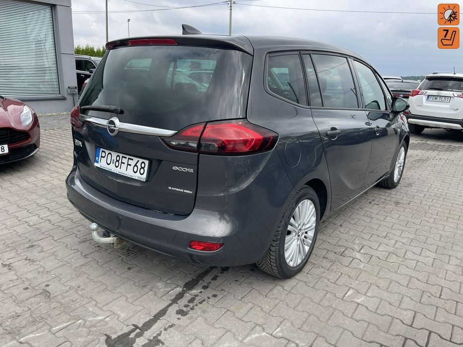 Opel Zafira Tourer HAK Klimatyzacja Kamera Tempomat 7 Os.