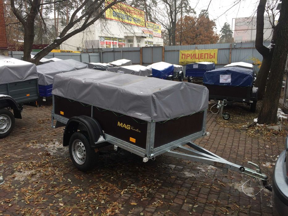 Легковий оцинкований причіп